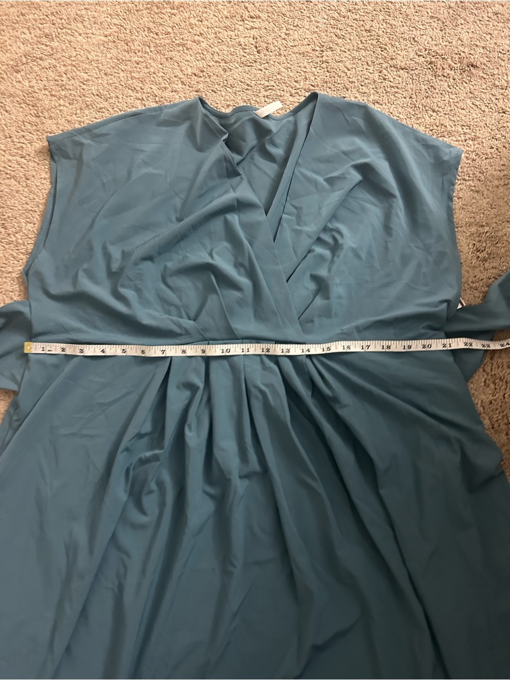 NWT Halara Breezeful Wrap Midi Dress - Blue - Size 1X - Picture 11 of 15